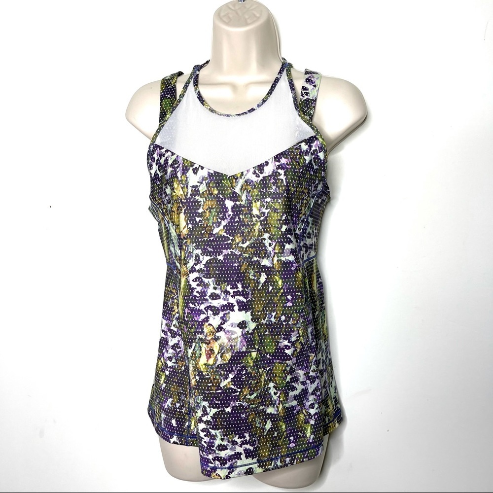 Women's Multicolor Patterned Tank Top - Picture 2 of 5